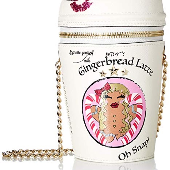 Betsey Johnson Handbags - Betsey Johnson Gingerbread Latte Handbag Crossbody